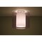 Besa Lighting Pahu 12 Ceiling, Trans. Amethyst/Opal, Satin Nickel Finish, 1x11W LED 1KM-A18407-LED-SN - alternate 1